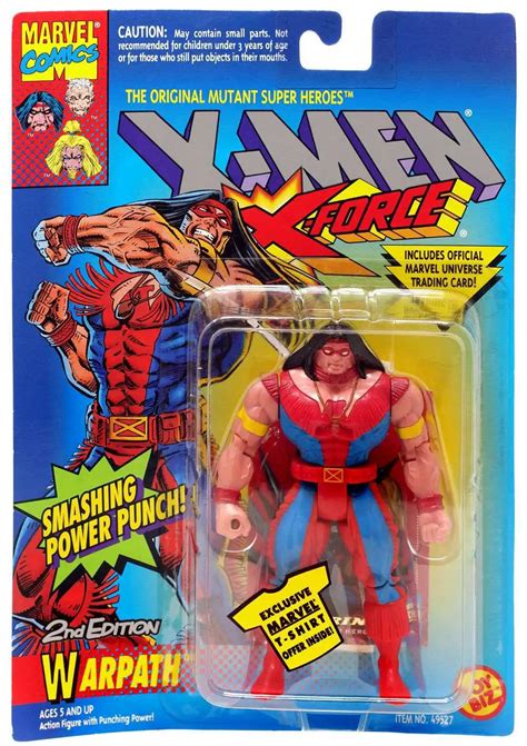 Marvel X-Men The Uncanny X-Men X-Force Warpath Action Figure 2nd Edition Toy Biz - ToyWiz