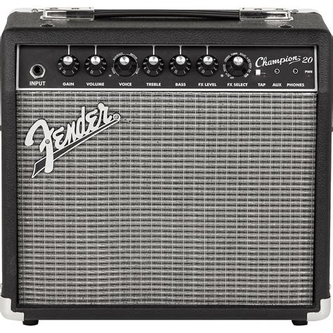 Fender Champion 20 Guitar Combo Amp Black | Guitar Center