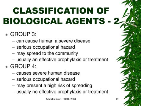 PPT - OCCUPATIONAL INFECTIONS DISEASES AND OTHER DISEASES OF BIOLOGICAL ORIGIN Tartu 10.-11.3 ...