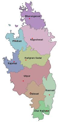 Kurigram: Kurigram District Map