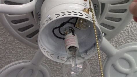 How To Fix Light Chain On Ceiling Fan - Sharp Wiring