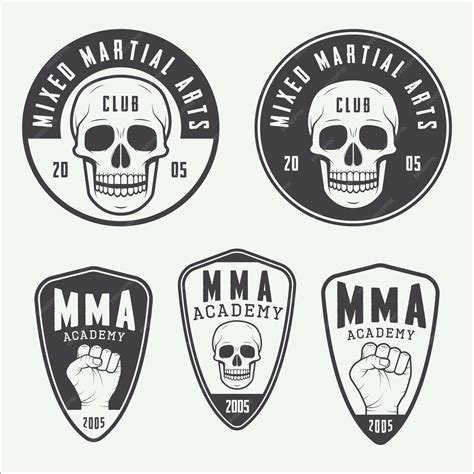 Premium Vector | Mixed martial arts logo