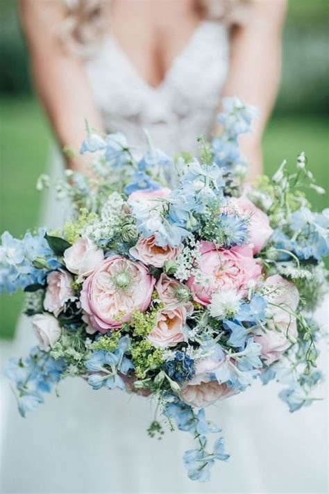 30+ Dreamy Dusty Blue and Blush Wedding Color Combo Ideas for 2020 Trends ...