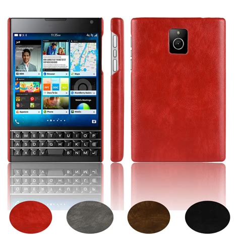 Leather for BlackBerry Passport Q30 Case SQW100 SQW100 1 Phone Bumper Fitted Case for RIM ...