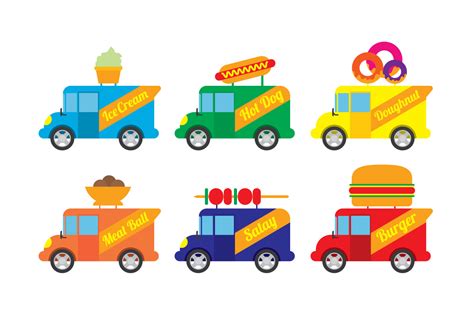 Food Truck Vector - Download Free Vector Art, Stock Graphics & Images