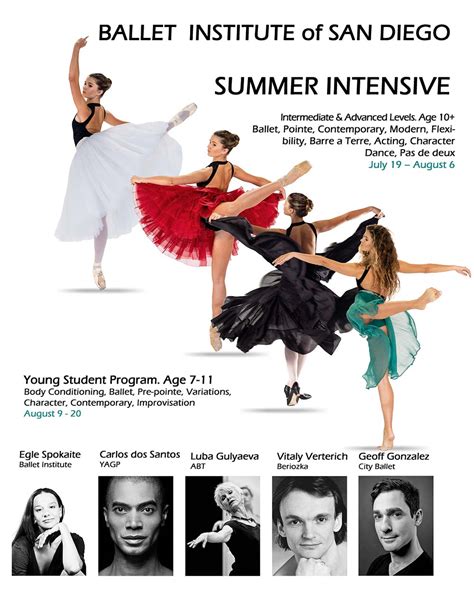 Summer Intensive 2021 - Ballet Institute of San Diego