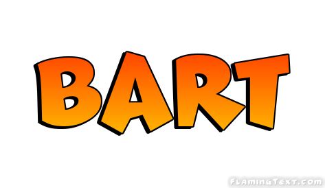 Bart Simpson Name Svg