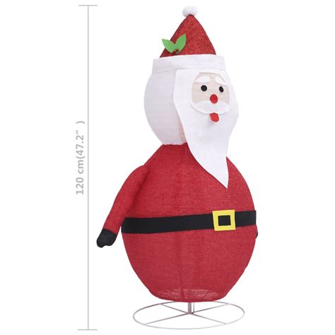Okrasna figura Božička LED razkošno blago 120 cm - vsinakupi.si
