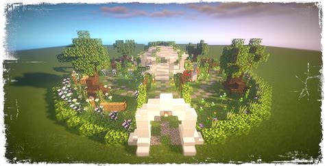 Flower Garden : r/Minecraft