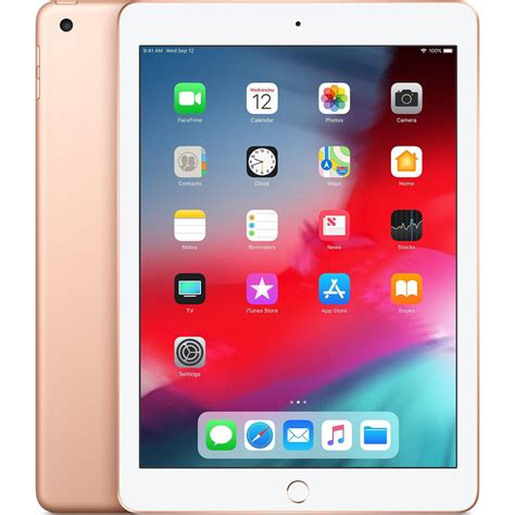 Refurbished iPad 9.7-Inch 6th Gen (2018) - Gold 32GB (Wi-Fi + Cellular ...