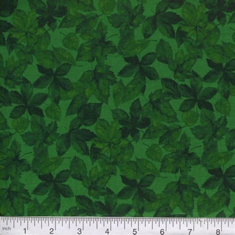 Green Leaf Fabric - Etsy