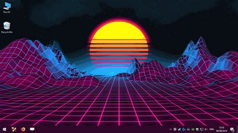 Synthwave Wallpaper 4k Gif Retro Sunset Wallpaper Gif Neon Images