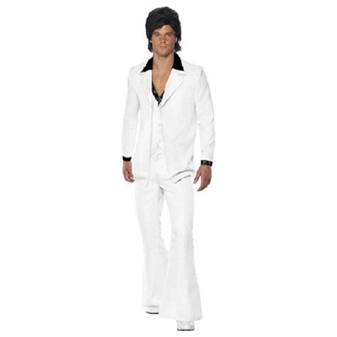 1970s John Travolta White Disco Suit