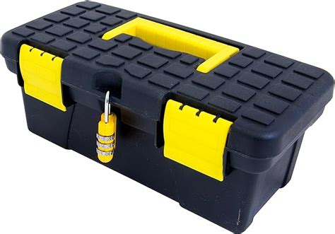 Small Portable Lockable Box The ONLY 9 inch Lock + Box with Handle ...