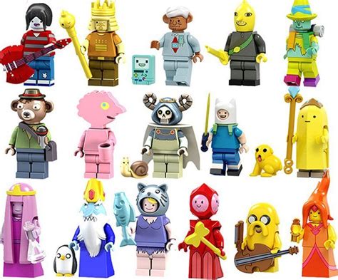 16pcs Comic Minifigures Compatible Lego Adventure Time building block ...