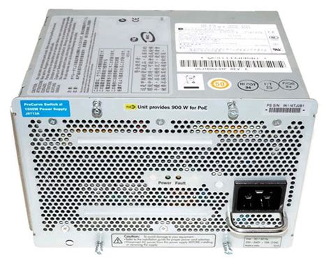 New Genuine HP Aruba 5400R zl2 Series 1100W PoE+ Switch Power Supply J ...