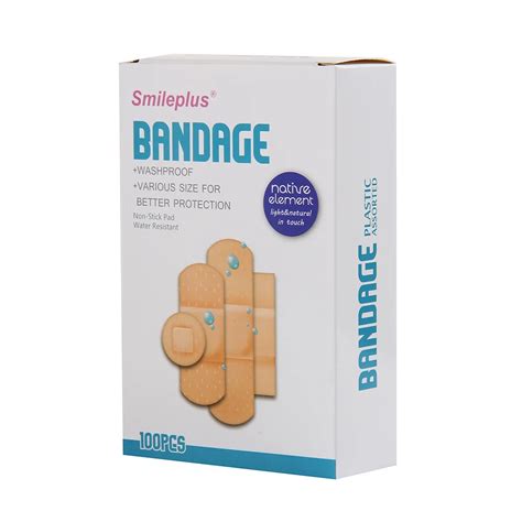 Fabric Adhesive Bandages,Different Sizes | Flexible + Breathable Protection Helps Prevent ...