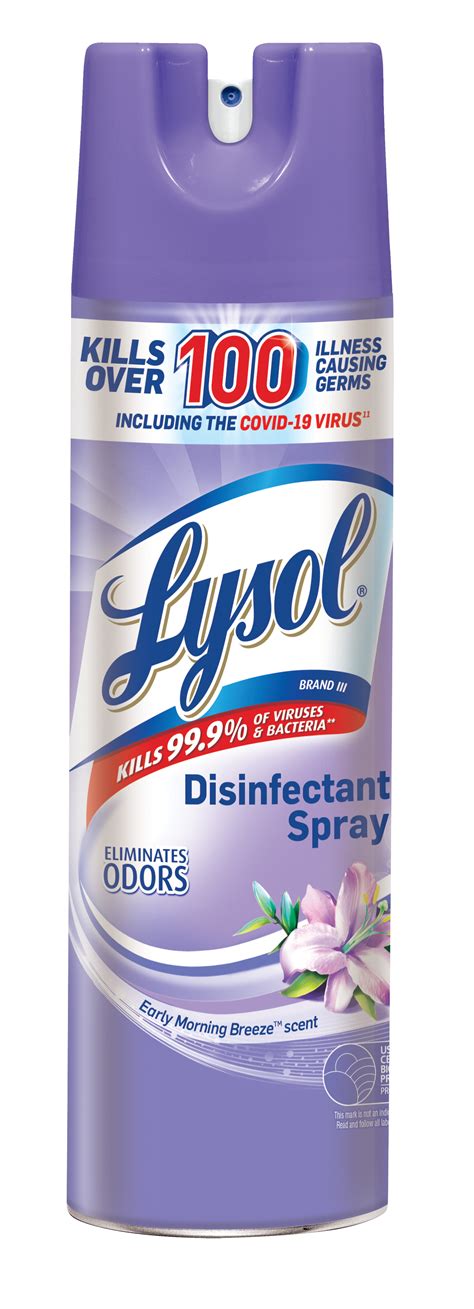 SmartLabel - LYSOL® LYSOL® Disinfectant Spray - Early Morning Breeze ...