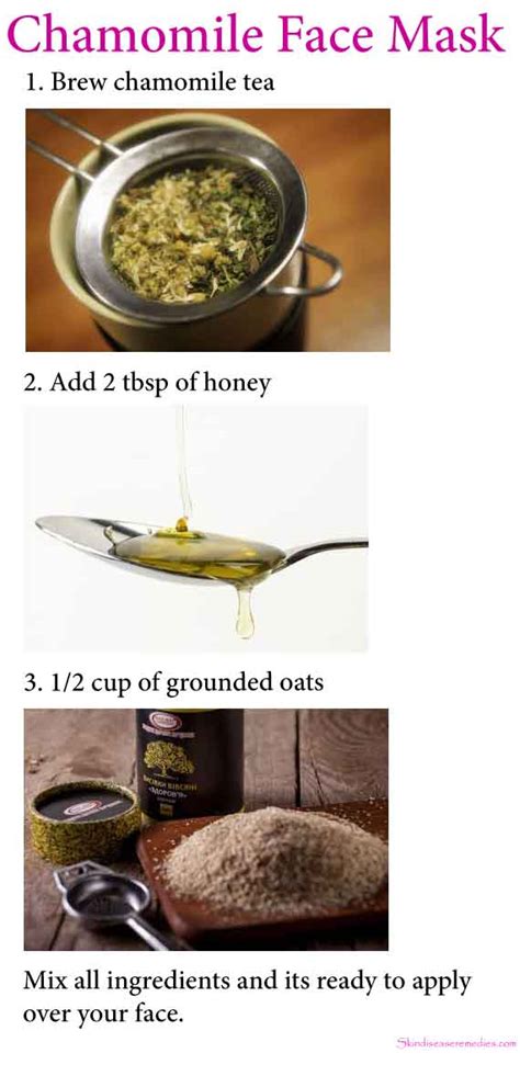 Using Chamomile Face Mask - Skin Disease Remedies