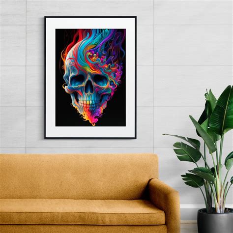 Colorful Skull Digital Download - Etsy