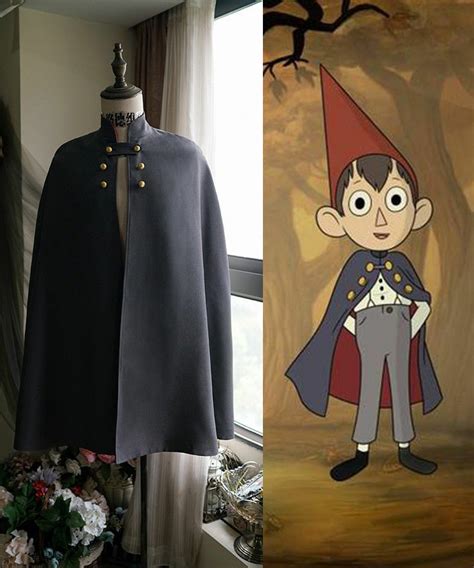 Over the Garden Wall Wirt Cosplay Costume Cloak with Hat Outfit Blue Red Lining* | eBay | Over ...