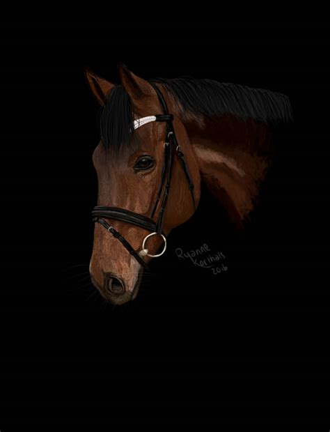 Realistic horse - Request by yochuchara on DeviantArt