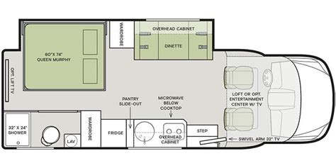 2020 Tiffin Wayfarer Floor Plans - floorplans.click