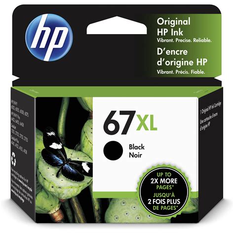 HP 67XL High-Yield Black Ink Cartridge for Select 3YM57AN#140