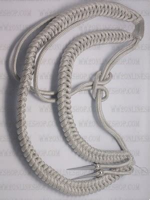 Replica of German Officer s Aiguillette (Silver) for Sale