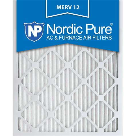 12x24x1 Pleated MERV 12 AC Furnace Air Filters Qty 3 - Walmart.com ...