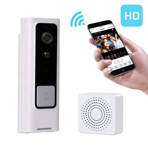 HOOFUN Wireless Wifi Doorbell Camera Security System with Smart Intercom, Speaker & Motion ...