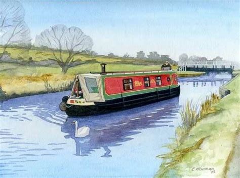 Pin on AAA CRAFT | Canal boat art, Boat drawing, Boat illustration