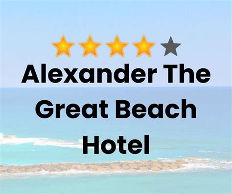 Alexander The Great Beach Hotel | Guide to Paphos