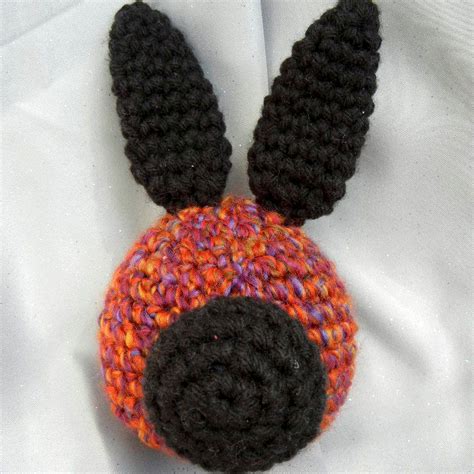 Purple Stuffed Bunny Toy Crochet Doll - Crowe Shea Fashions