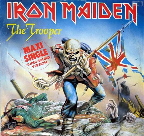 IRON MAIDEN The Trooper 12" Maxi Single Super Sound Version Vinyl ...