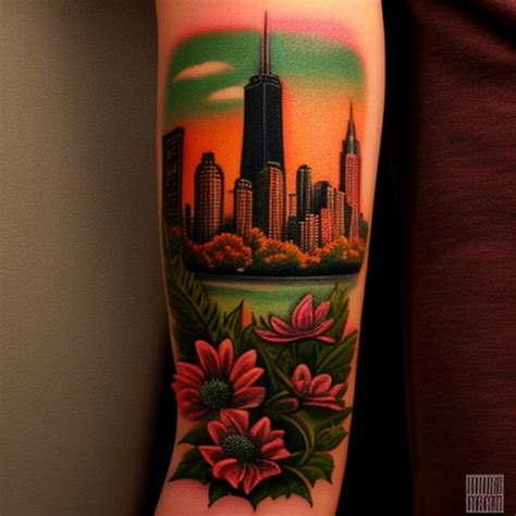 86 Chicago Skyline Tattoo Ideas - TattooClue.com