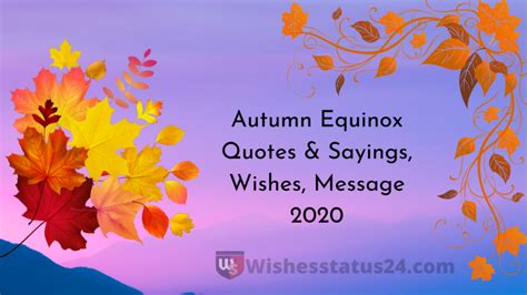 Autumn Equinox Quotes & Sayings, Wishes, Message 2022