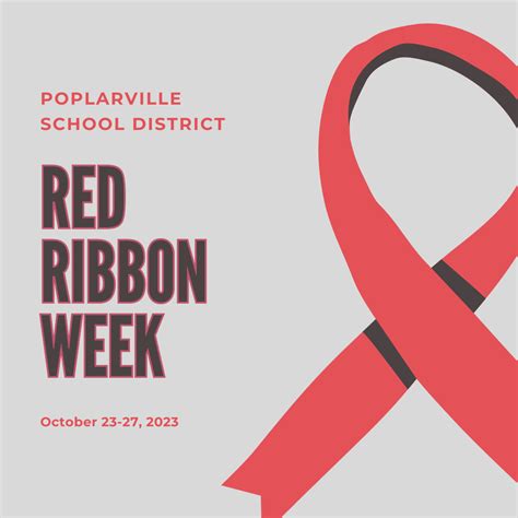 K-8 Red Ribbon Week Oct 23-27,2023 – Poplarville School District