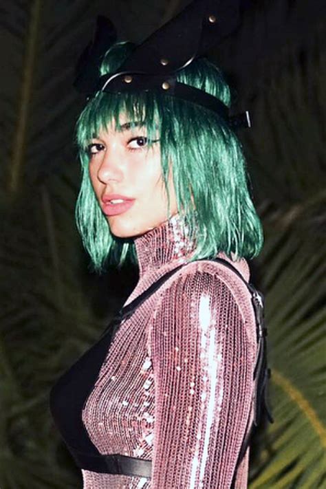 Dua Lipa Rocks Green Hair For 23rd Birthday | Glamour UK