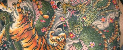 40 Tiger Dragon Tattoo Designs For Men - Manly Ink Ideas