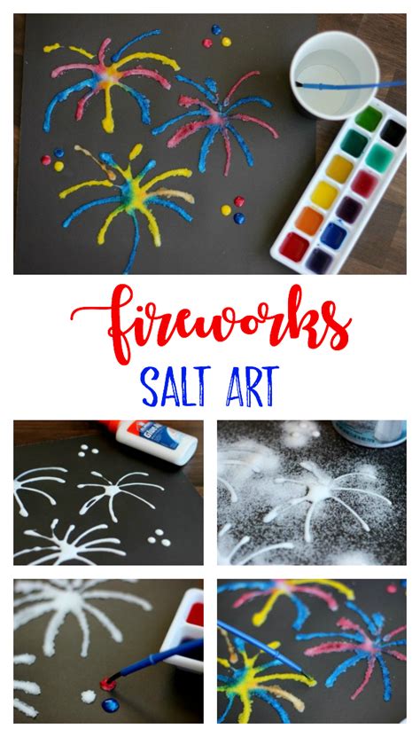 Salt Art Painting for Kids: Add color and texture with salt ...