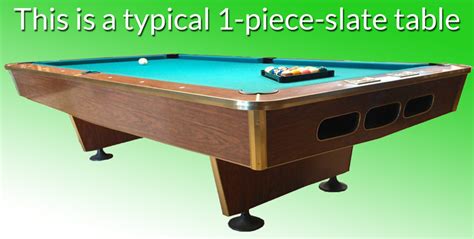 How To Determine If A Pool Table Is 1-Piece Slate Or 3-Piece Slate ...
