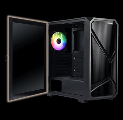 ENERPAZO EP237 RGB Tempered Glass Mini-Tower ATX PC Case - Products - ENERMAX Technology Corporation