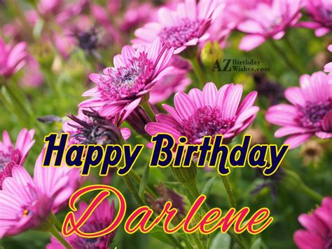 Happy Birthday Darlene