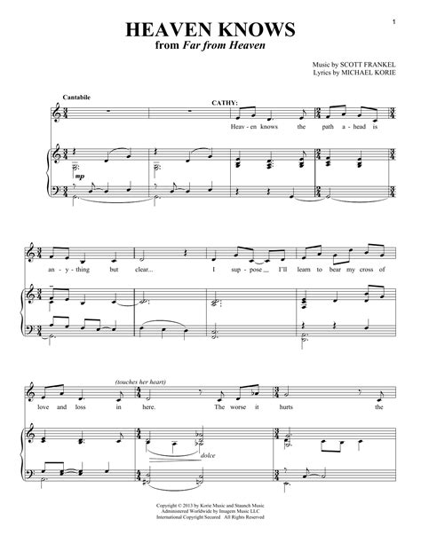 Heaven Knows | Sheet Music Direct