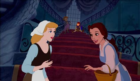 Cinderella and Belle | Disney crossover, Disney, Cinderella