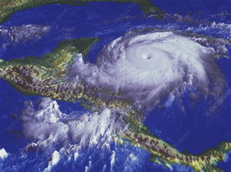 Hurricane Mitch - Stock Image - E155/0106 - Science Photo Library