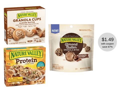 $1.49 Nature Valley Granola Cups, Layered Nut Bars, Protein Bars and General Mills Cereals at ...