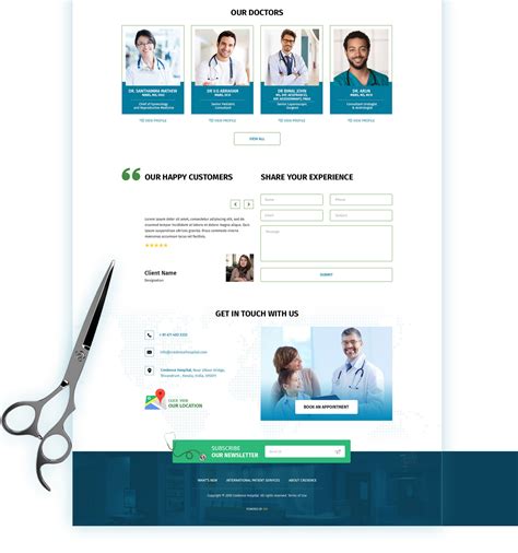 Hospital Website Design :: Behance