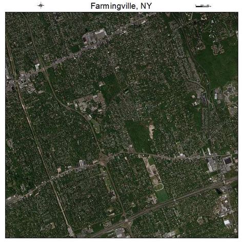 Aerial Photography Map of Farmingville, NY New York